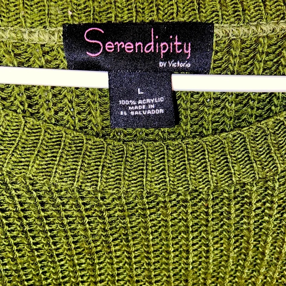 Green Knitted Top - Picture 3 of 4